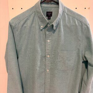 J.Crew FLEX Green Oxford Shirt